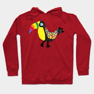 Rainbow Toucan Hoodie